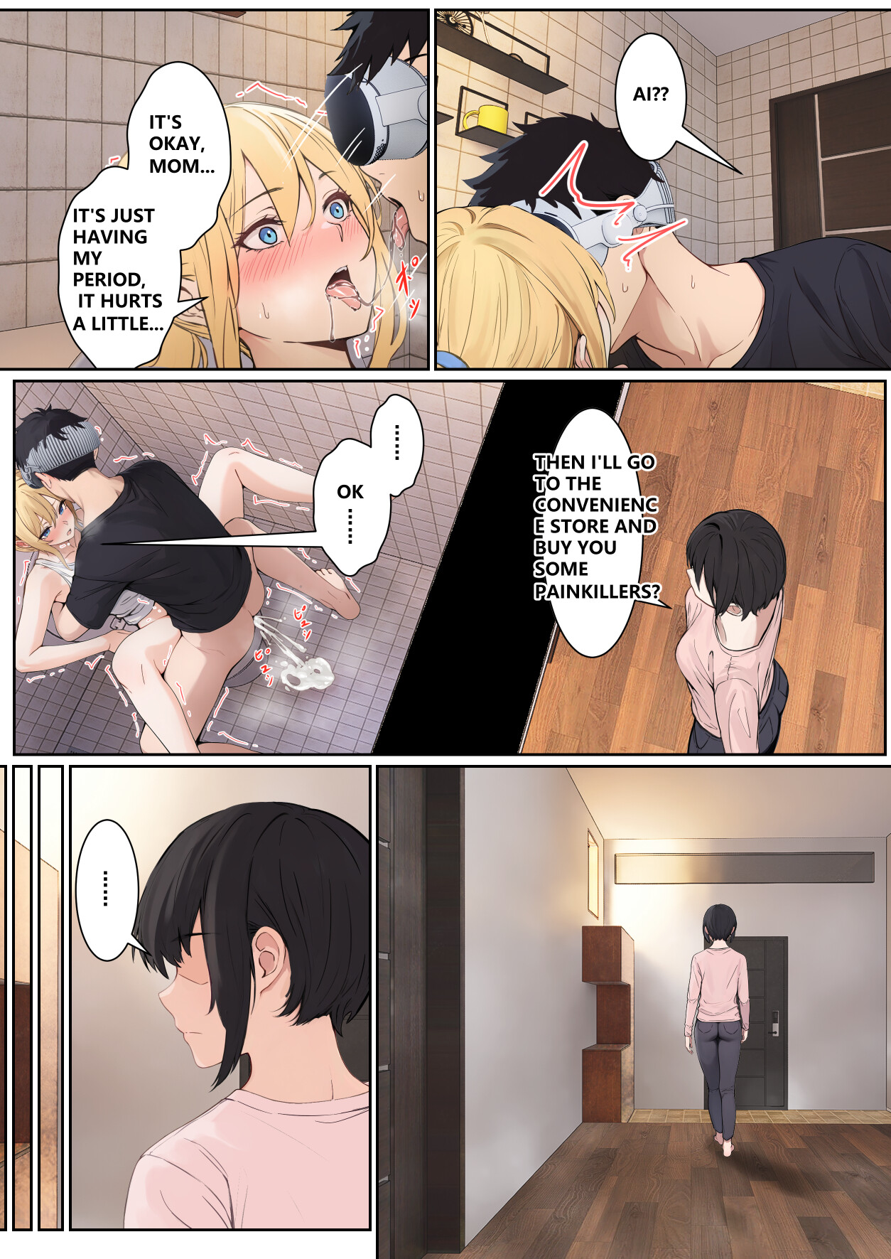 Hentai Manga Comic-My AR glasses can see various stats about my foster sister?!-Read-184